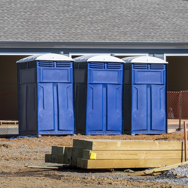 how do you dispose of waste after the porta potties have been emptied in Rhame